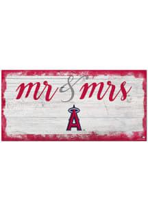 Los Angeles Angels Script Mr and Mrs Sign
