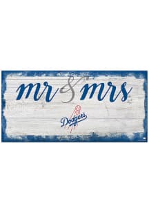 Los Angeles Dodgers Script Mr and Mrs Sign