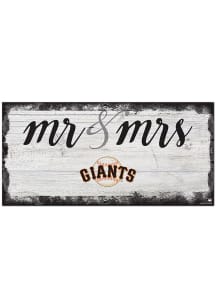 San Francisco Giants Script Mr and Mrs Sign