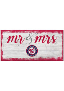 Washington Nationals Script Mr and Mrs Sign