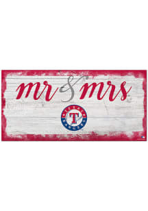 Texas Rangers Script Mr and Mrs Sign