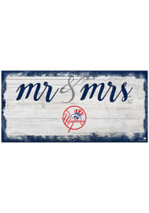 New York Yankees Script Mr and Mrs Sign