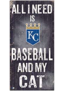 Kansas City Royals Baseball and My Cat Sign