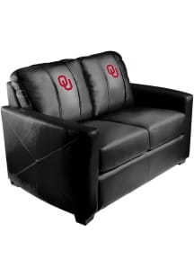 Oklahoma Sooners Faux Leather Love Seat