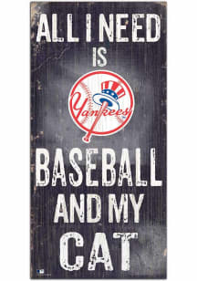 New York Yankees Baseball and My Cat Sign