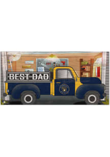 Milwaukee Brewers Best Dad Truck Sign