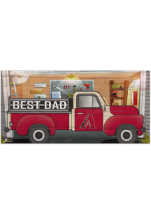 Arizona Diamondbacks Best Dad Truck Sign