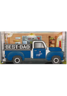 Los Angeles Dodgers Best Dad Truck Sign
