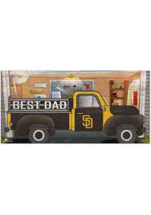 San Diego Padres Best Dad Truck Sign