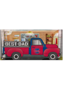Philadelphia Phillies Best Dad Truck Sign