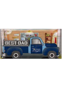 Tampa Bay Rays Best Dad Truck Sign