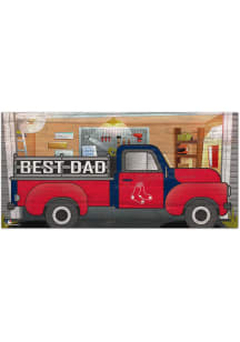 Boston Red Sox Best Dad Truck Sign