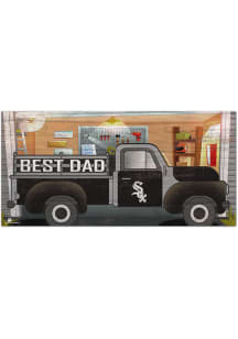 Chicago White Sox Best Dad Truck Sign