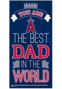 Los Angeles Angels Best Dad in the World Sign
