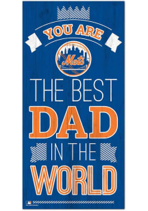 New York Mets Best Dad in the World Sign