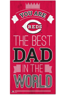 Cincinnati Reds Best Dad in the World Sign