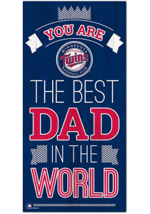 Minnesota Twins Best Dad in the World Sign