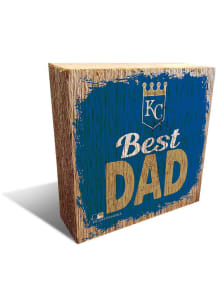 Kansas City Royals Best Dad Block Sign