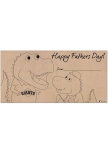 San Francisco Giants Fathers Day Coloring Sign