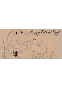 San Diego Padres Fathers Day Coloring Sign