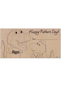 Tampa Bay Rays Fathers Day Coloring Sign