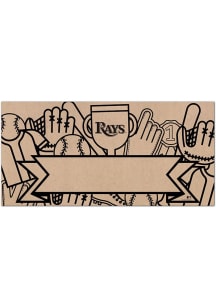 Tampa Bay Rays Banner Coloring Sign