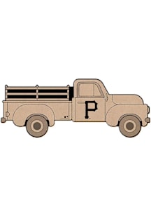 Pittsburgh Pirates Truck Coloring Sign - Black