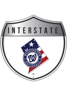 Washington Nationals Patriotic Interstate Metal Sign