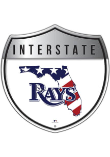 Tampa Bay Rays Patriotic Interstate Metal Sign