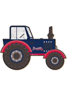 Atlanta Braves Tractor Cutout Sign