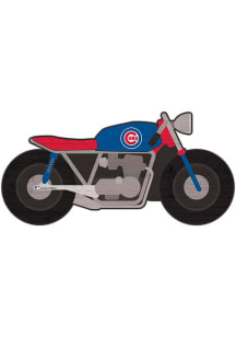 Chicago Cubs Motorcycle Cutout Sign