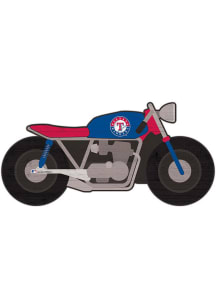 Texas Rangers Motorcycle Cutout Sign