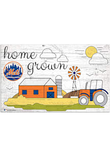 New York Mets Home Grown Sign - Blue