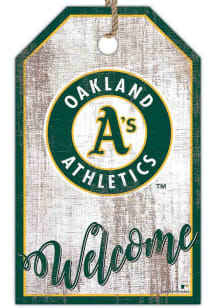 Oakland Athletics Welcome Team Tag Sign