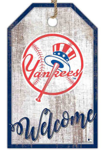 New York Yankees Welcome Team Tag Sign