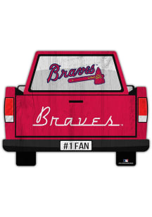 Atlanta Braves Truck Back Cutout Sign