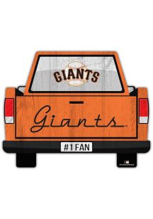 San Francisco Giants Truck Back Cutout Sign