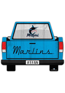 Miami Marlins Truck Back Cutout Sign
