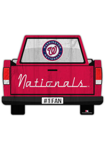 Washington Nationals Truck Back Cutout Sign