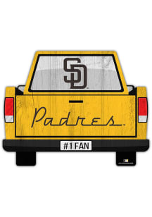 San Diego Padres Truck Back Cutout Sign