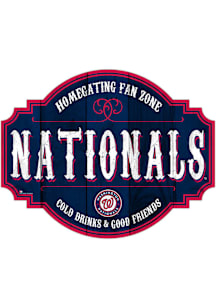 Washington Nationals 12 Inch Homegating Tavern Sign - Red