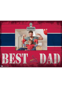 St Louis Cardinals Best Dad Clip Picture Frame