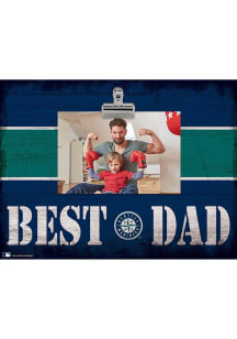 Seattle Mariners Best Dad Clip Picture Frame
