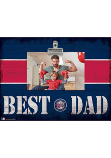 Minnesota Twins Best Dad Clip Picture Frame
