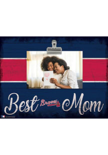 Atlanta Braves Best Mom Clip Picture Frame