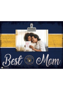 Milwaukee Brewers Best Mom Clip Picture Frame