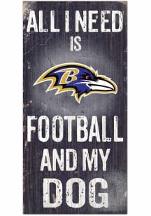 Baltimore Ravens Football and My Dog Sign