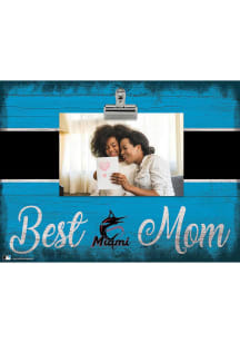 Miami Marlins Best Mom Clip Picture Frame