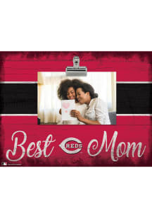 Cincinnati Reds Best Mom Clip Picture Frame
