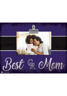 Colorado Rockies Best Mom Clip Picture Frame